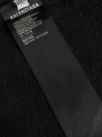 Balenciaga Men's Black Hoodie