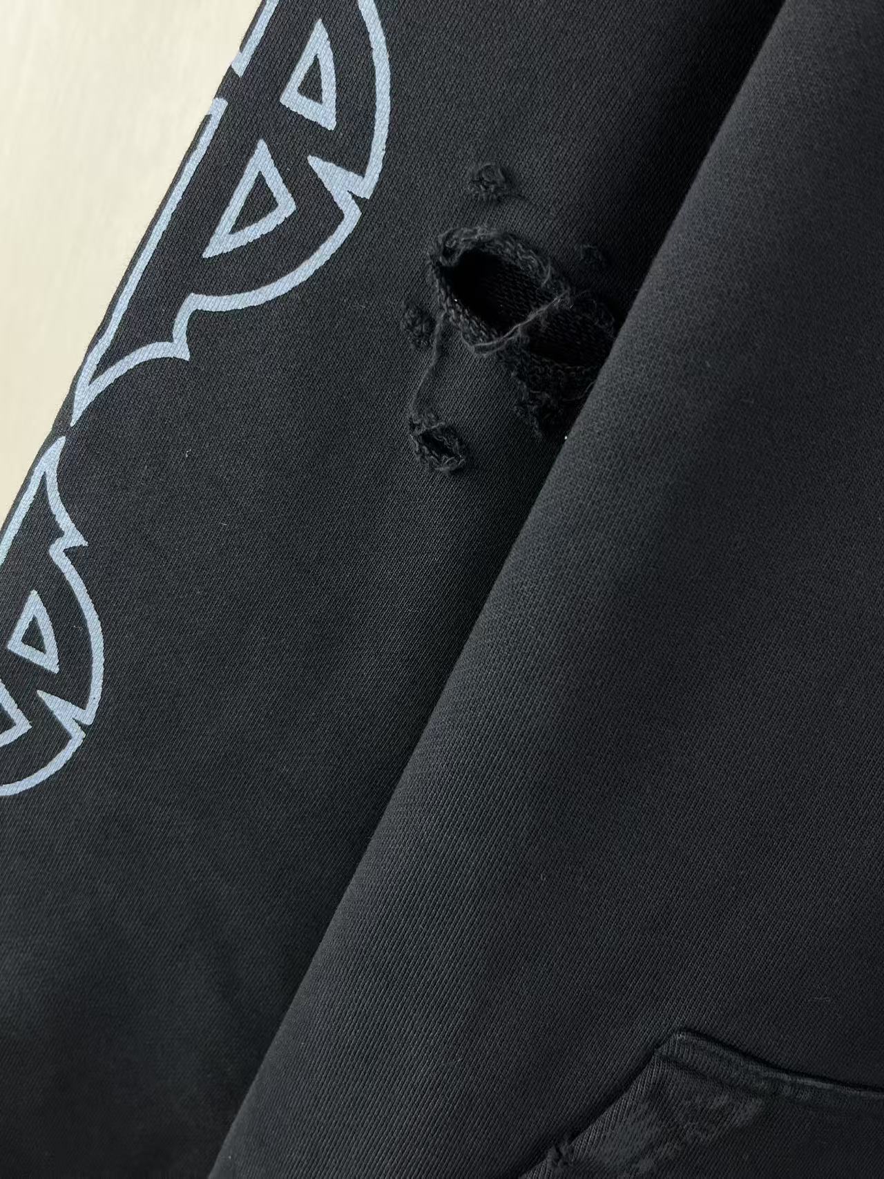 Balenciaga Men's Black Hoodie