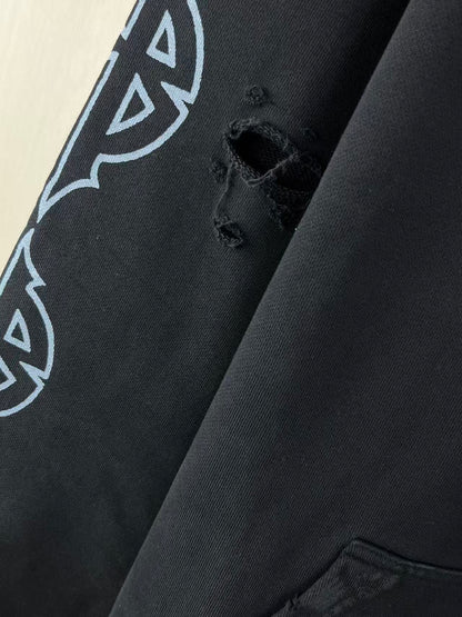 Balenciaga Men's Black Hoodie