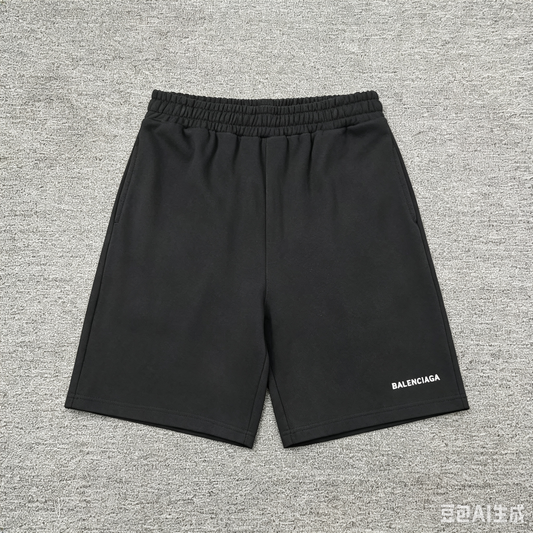 Balenciaga Logo Sweat Shorts