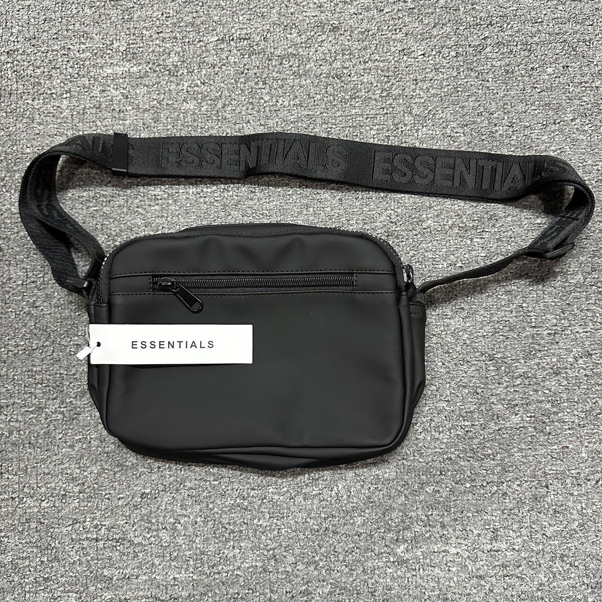 Fear of God Essentials Matte/Waterproof Camera Crossbody Bag with Embossed Logo
