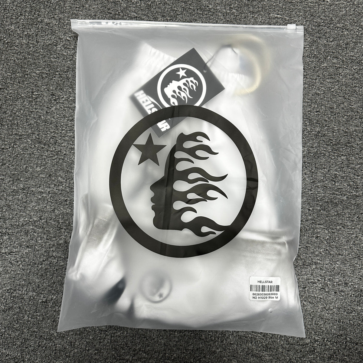 Hellstar Studios "Washed Flame" Fleece Sweat Shorts