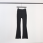 Lululemon Groove Super-High-Rise Flared Pant(Polka Dot Flocked Black)