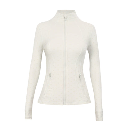 Lululemon Define Jacket（Polka Dot Flocked Black）
