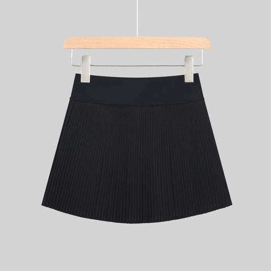 Pleated athletic tennis skirt