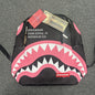 Sprayground "Shark Central" Saffiano Checkered Backpack