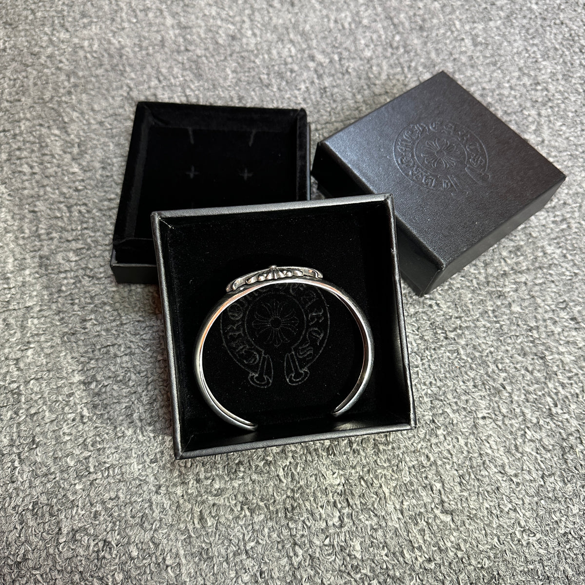 Chrome Hearts Floral Cross Cuff Bangle Bangle