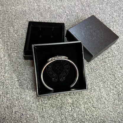 Chrome Hearts Floral Cross Cuff Bangle Bangle