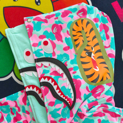 BAPE Color Camo Shark Full Zip Hoodie