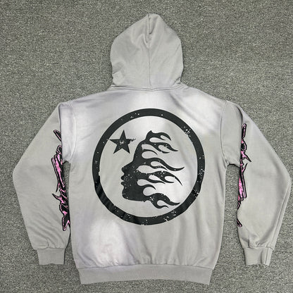 Hellstar Flame Star Graphic Hoodie