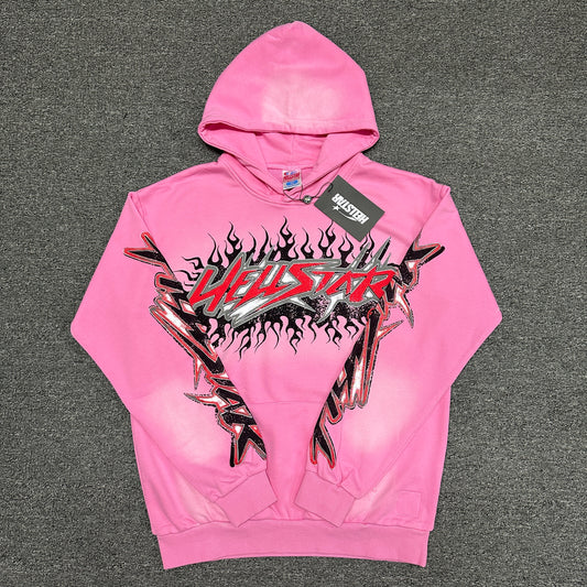 Hellstar Flame Star Graphic Hoodie