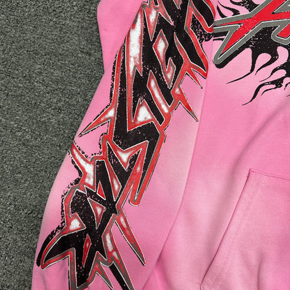 Hellstar Flame Star Graphic Hoodie