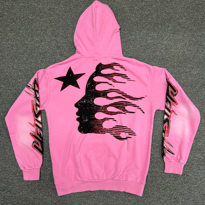 Hellstar Flame Star Graphic Hoodie