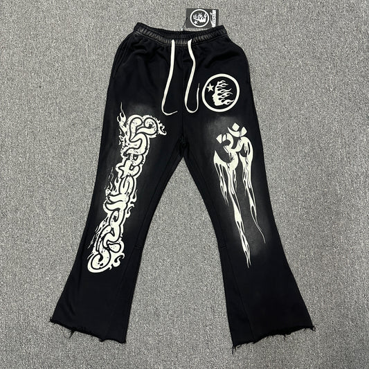 Hellstar Yoga Remix Flare Sweatpants