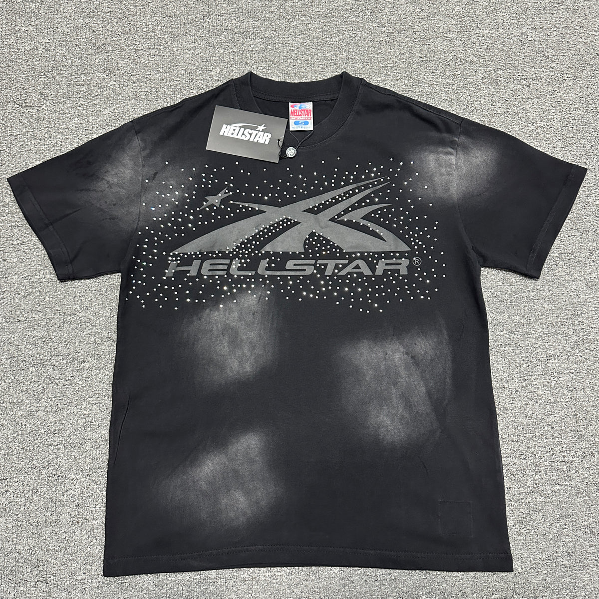 Hellstar Classic Logo Rhinestones T-Shirt
