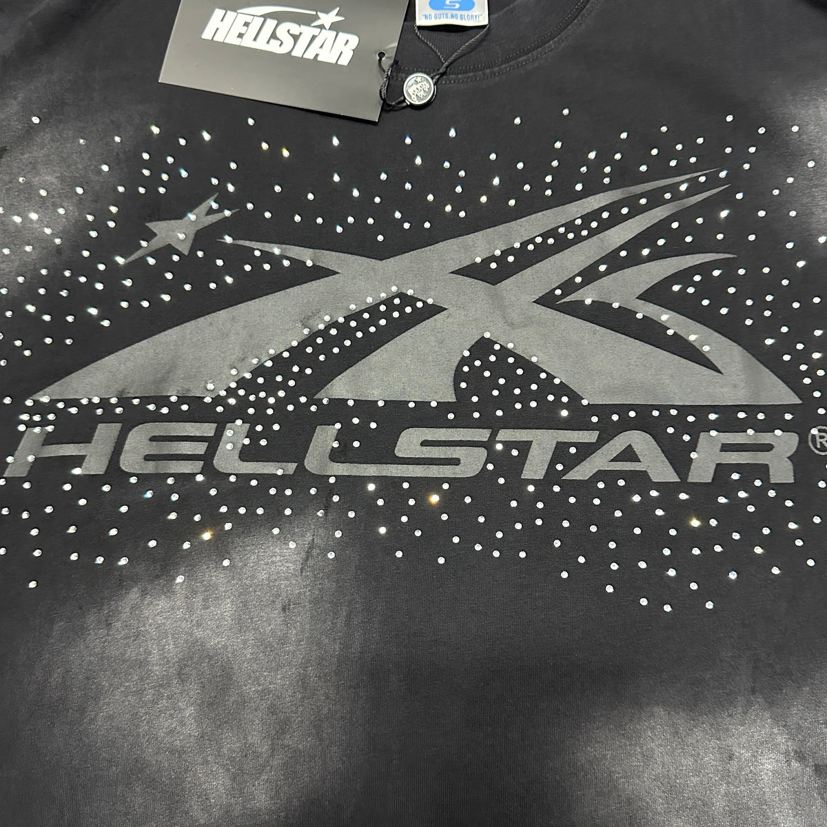 Hellstar Classic Logo Rhinestones T-Shirt