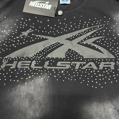 Hellstar Classic Logo Rhinestones T-Shirt