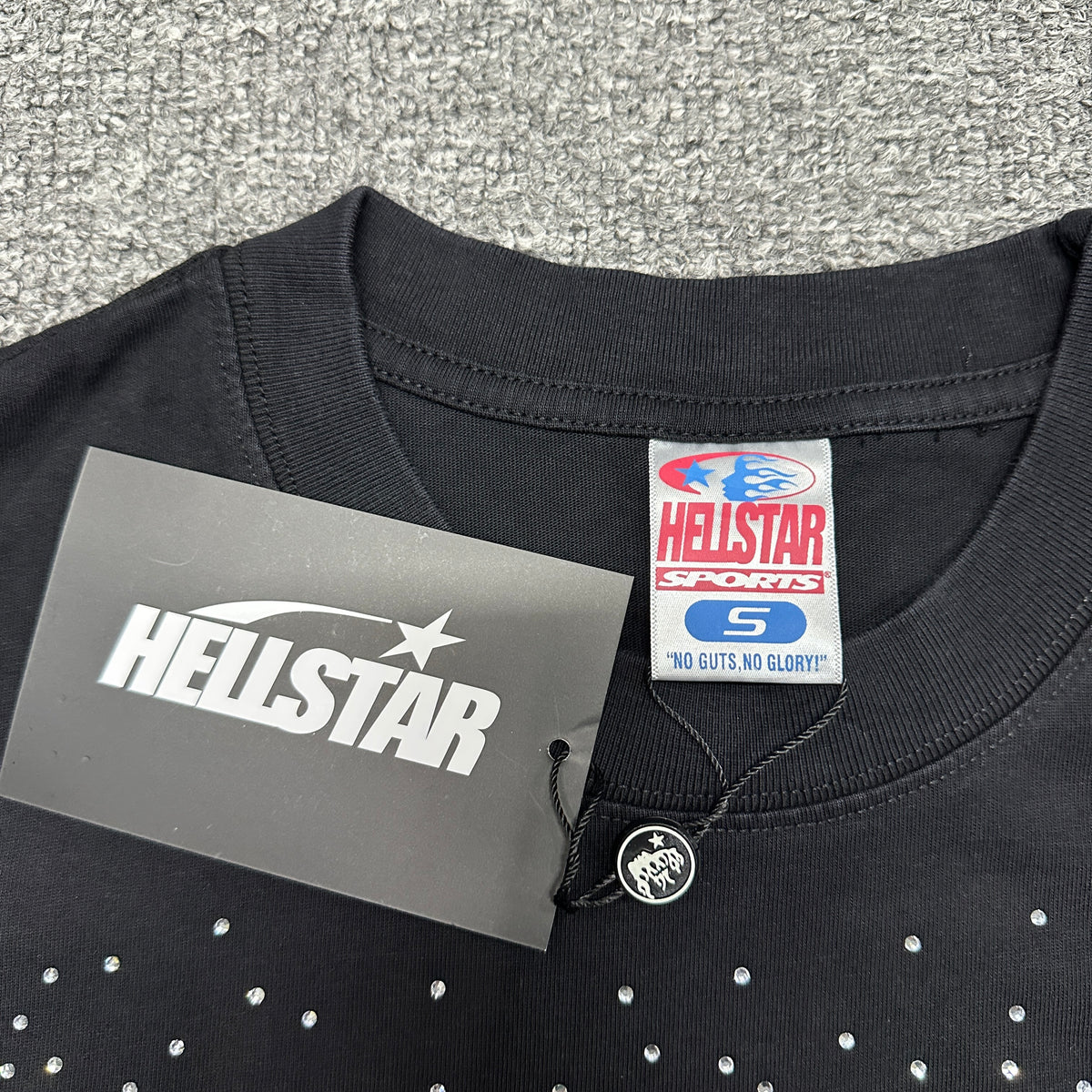 Hellstar Classic Logo Rhinestones T-Shirt