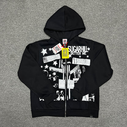 Sugarhill Ddot x Asaali Zip Up Hoodie