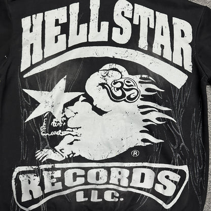 Hellstar Records "Heartless" Flame Graphic Hoodie