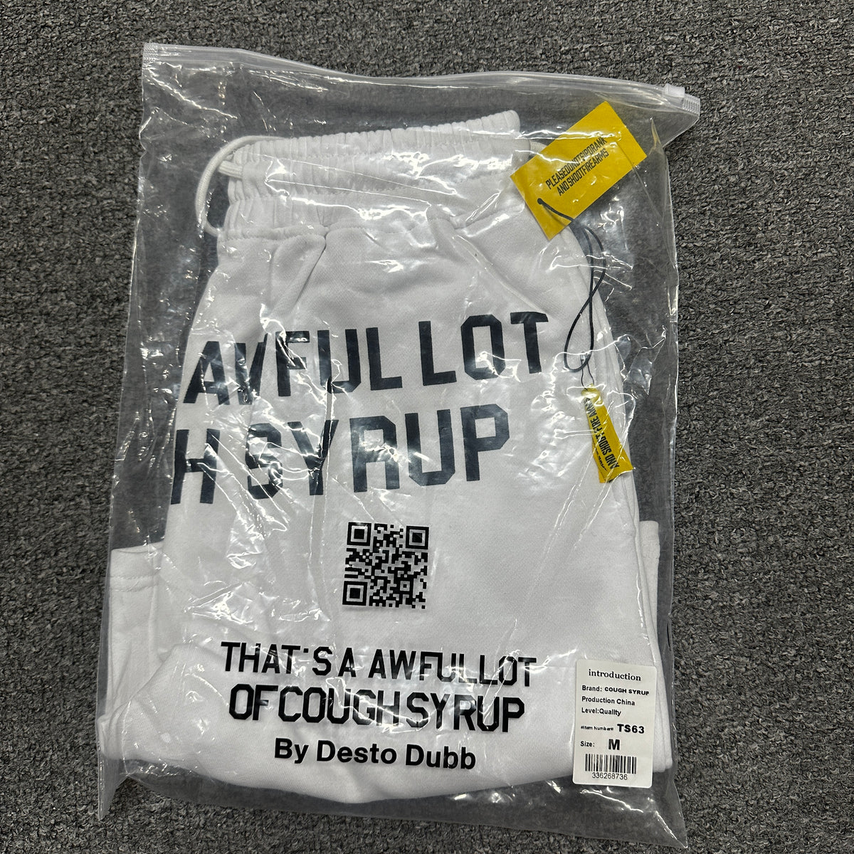 That's A Awful Lot Of Cough Syrup "Classic" Fleece Sweat Shorts