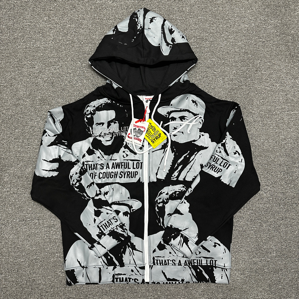 Asaali x That's A Awful Lot Of Cough Syrup "OG Cartel" Full-Zip Hoodie