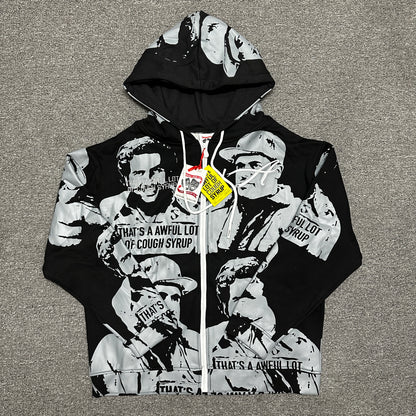 Asaali x That's A Awful Lot Of Cough Syrup "OG Cartel" Full-Zip Hoodie