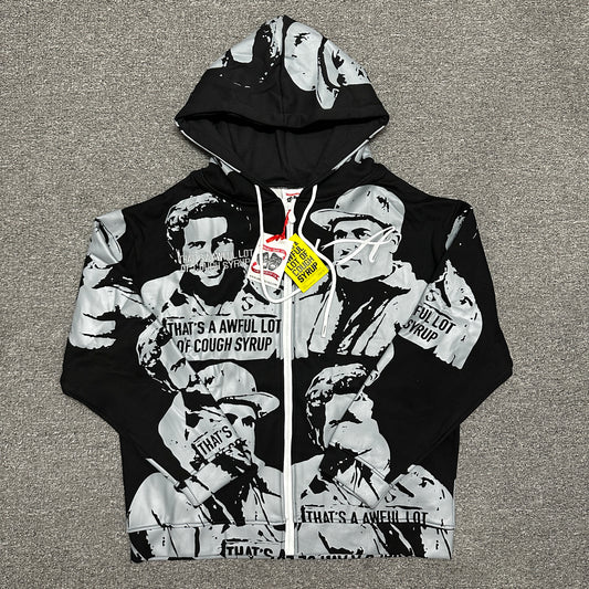 Asaali x That's A Awful Lot Of Cough Syrup "OG Cartel" Full-Zip Hoodie