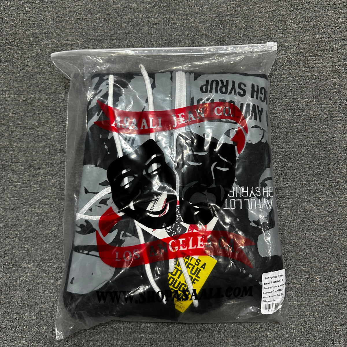 Asaali x That's A Awful Lot Of Cough Syrup "OG Cartel" Full-Zip Hoodie
