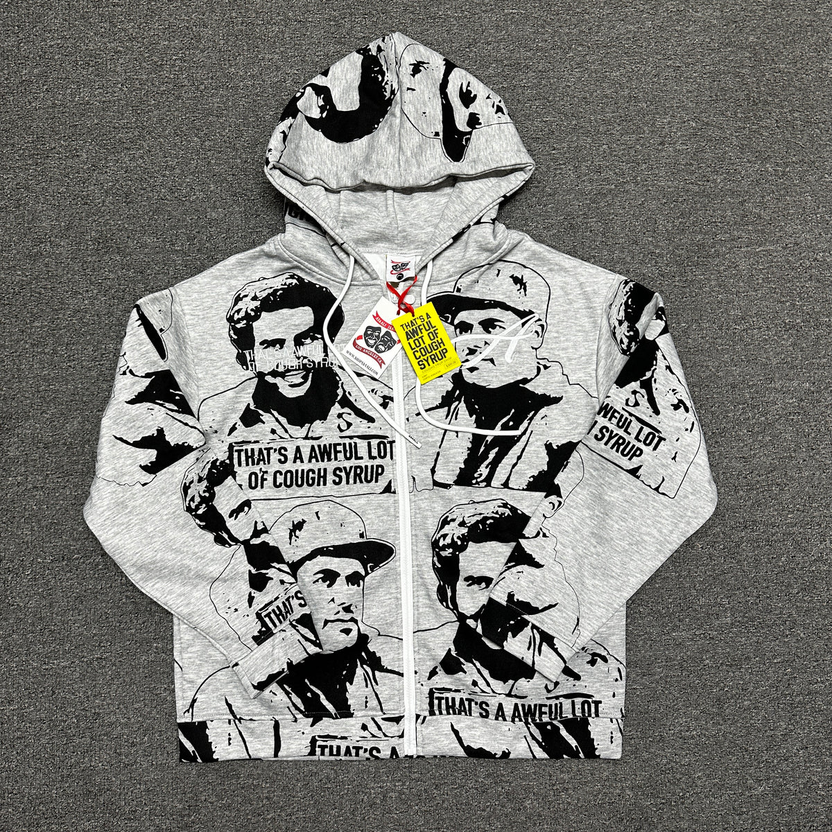 Asaali x That's A Awful Lot Of Cough Syrup "OG Cartel" Full-Zip Hoodie