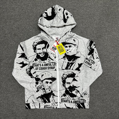 Asaali x That's A Awful Lot Of Cough Syrup "OG Cartel" Full-Zip Hoodie