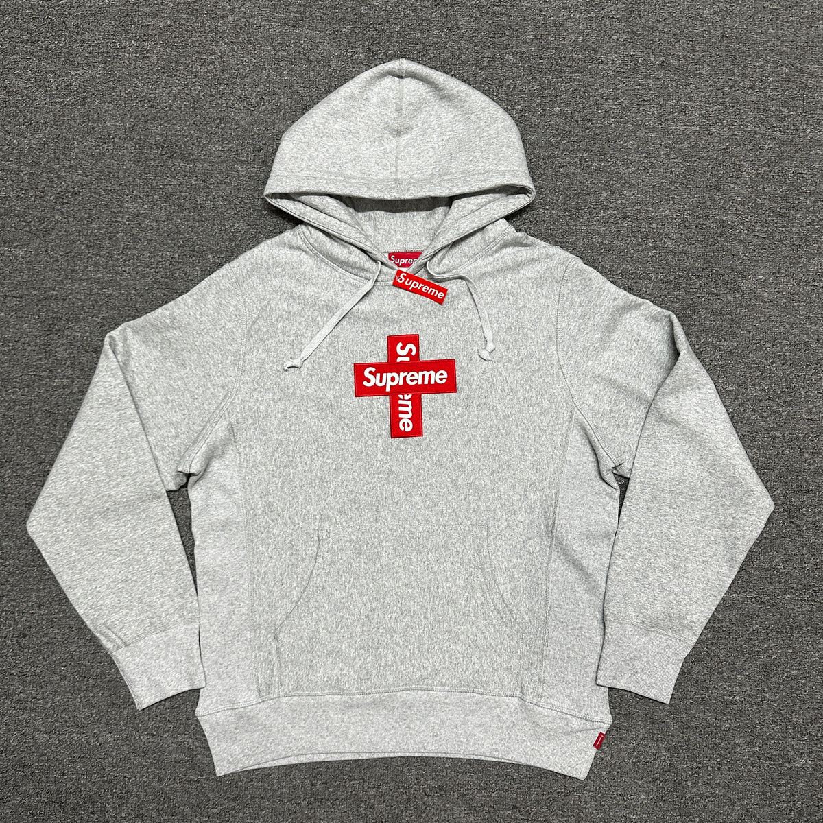 Supreme Cross Box Logo Hooded Sweatshirt