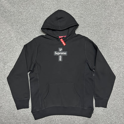Supreme Cross Box Logo Hooded Sweatshirt