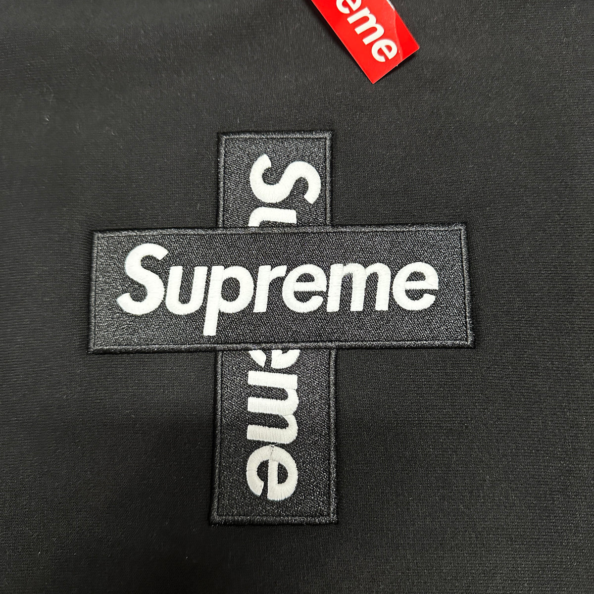 Supreme Cross Box Logo Hooded Sweatshirt