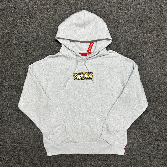 Supreme Shanghai Box Logo Hooded Sweatshirt (Heather Grey)
