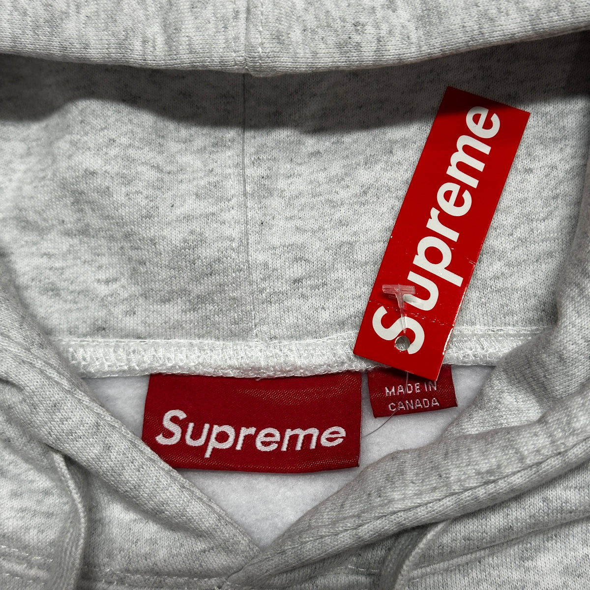 Supreme Shanghai Box Logo Hooded Sweatshirt (Heather Grey)