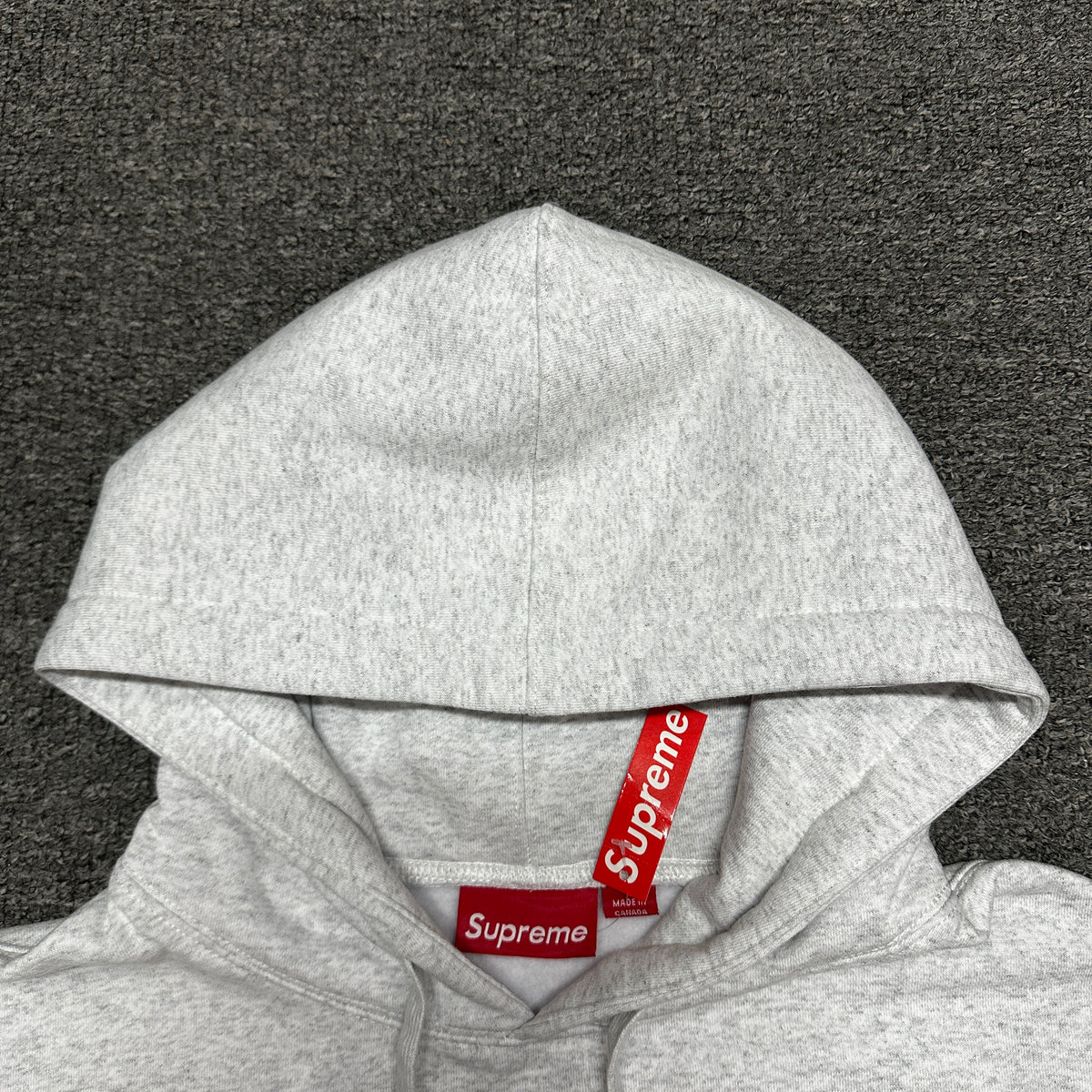 Supreme Shanghai Box Logo Hooded Sweatshirt (Heather Grey)