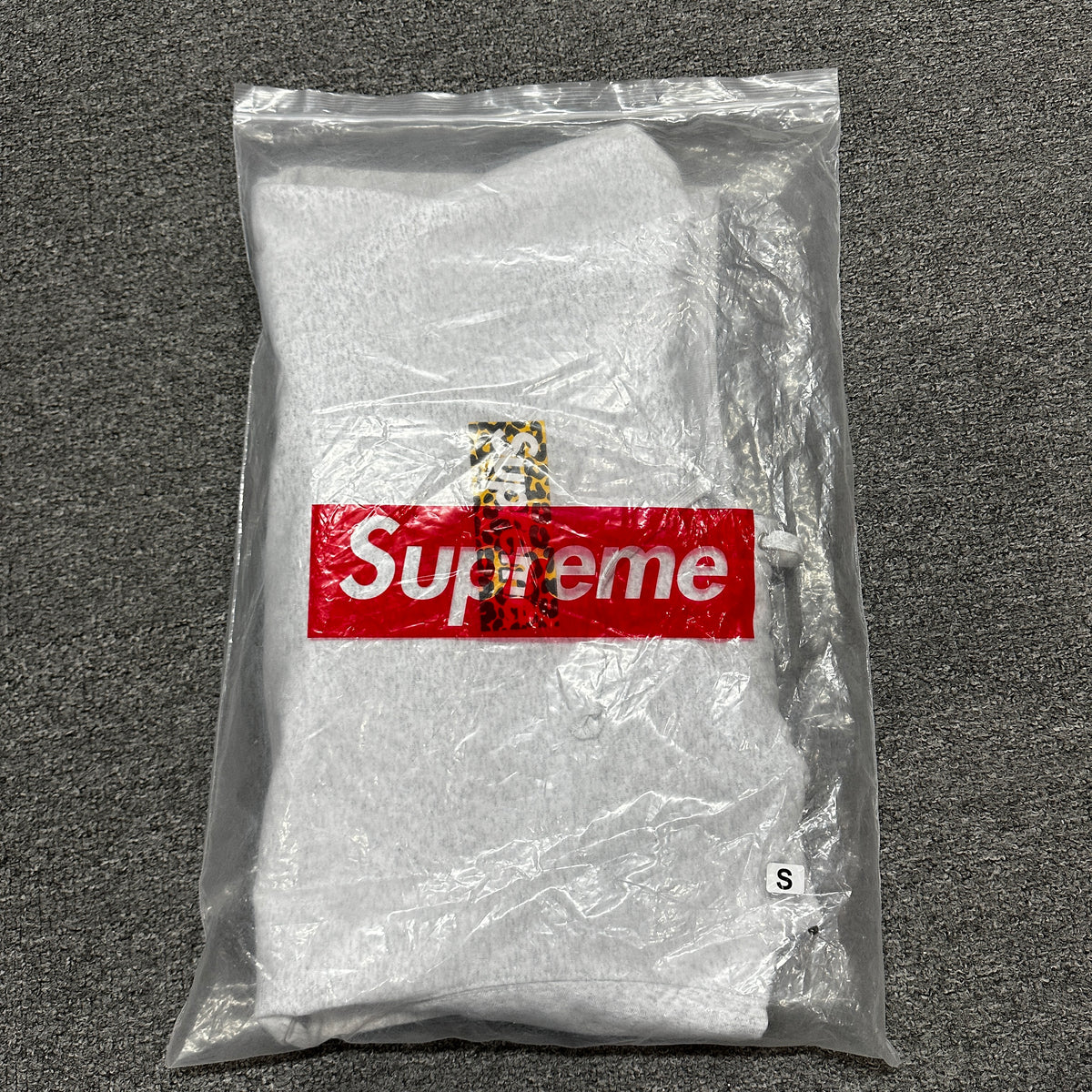 Supreme Shanghai Box Logo Hooded Sweatshirt (Heather Grey)