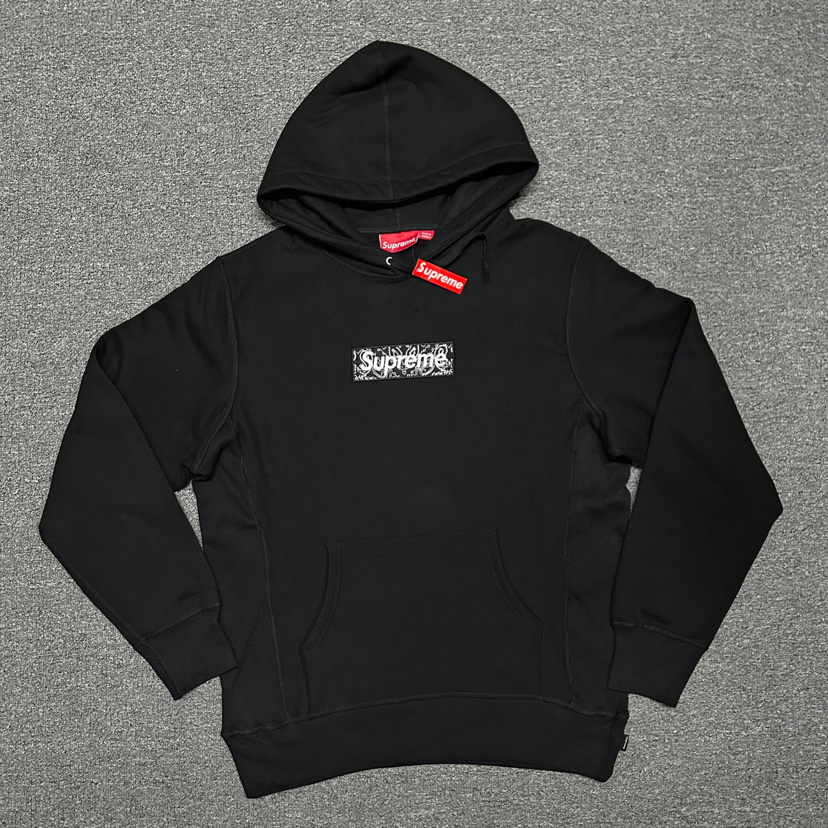 Supreme Bandana Box Logo Hooded Sweatshirt