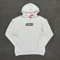Supreme Box Logo Hooded Sweatshirt (FW23) in Ash Grey