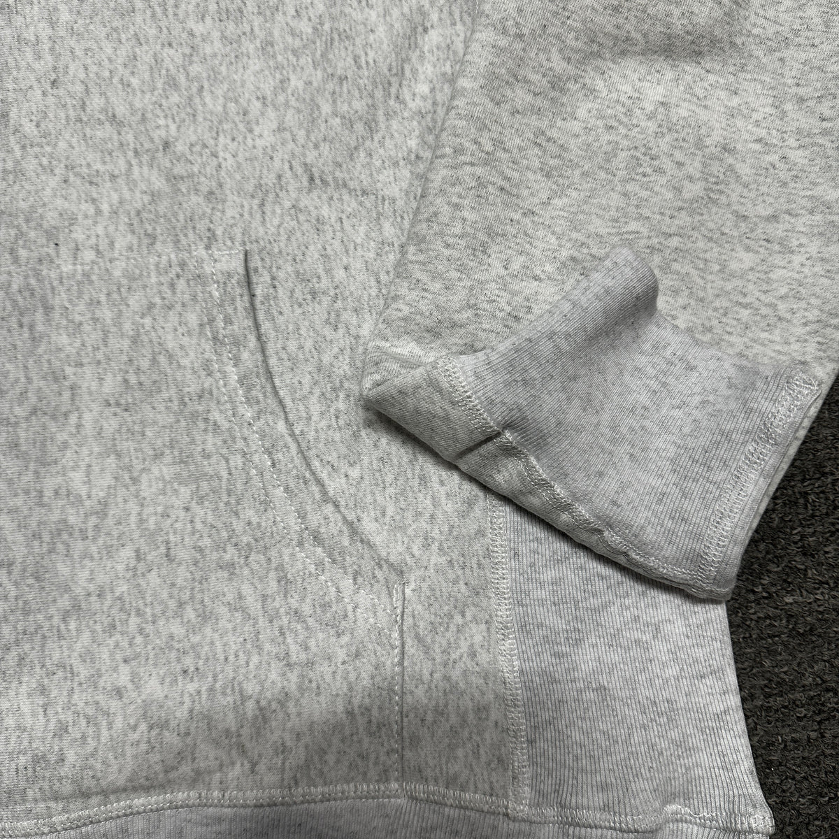 Supreme Box Logo Hooded Sweatshirt (FW23) in Ash Grey