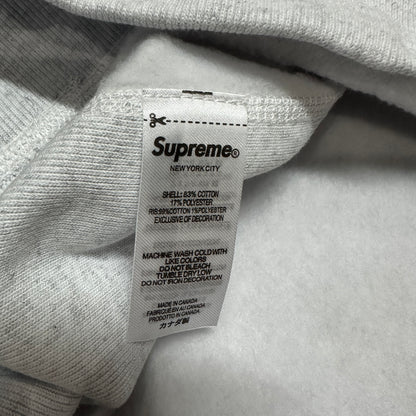 Supreme Box Logo Hooded Sweatshirt (FW23) in Ash Grey