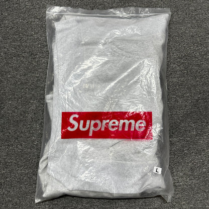 Supreme Box Logo Hooded Sweatshirt (FW23) in Ash Grey
