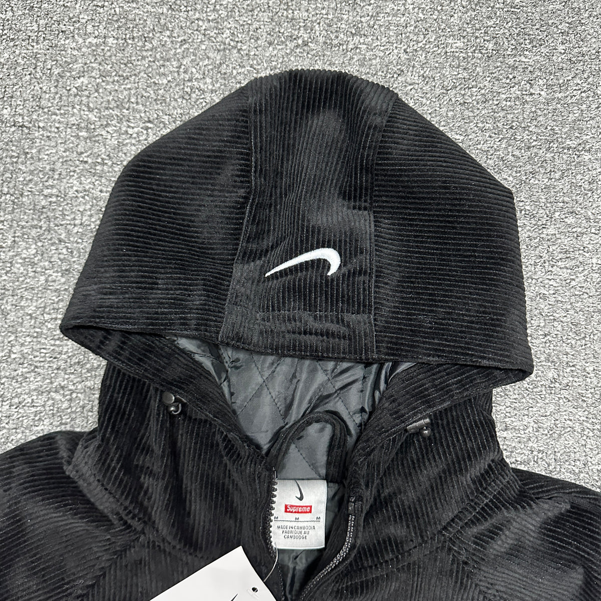 Supreme x Nike Arc Corduroy Hooded Jacket