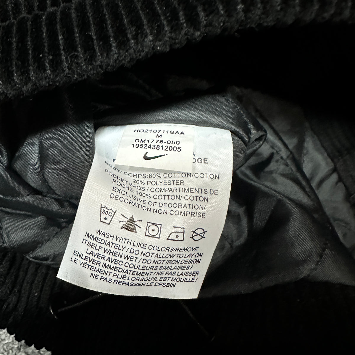Supreme x Nike Arc Corduroy Hooded Jacket