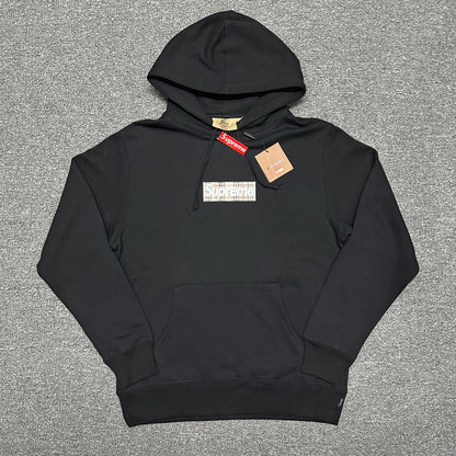 Supreme x Burberry Box Logo Hooded Sweatshirt