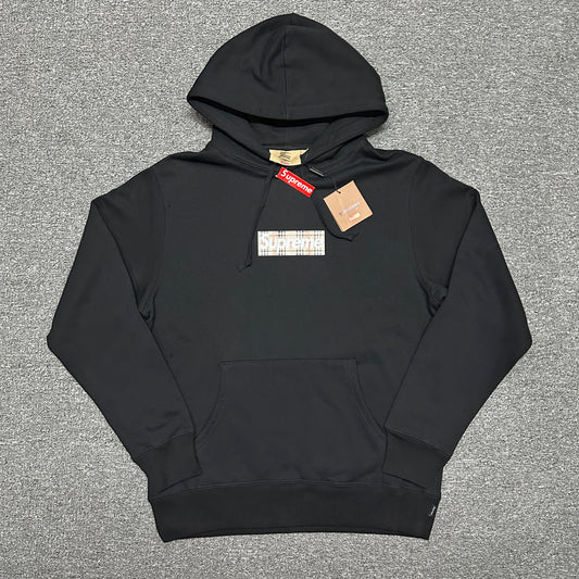 Supreme x Burberry Box Logo Hooded Sweatshirt
