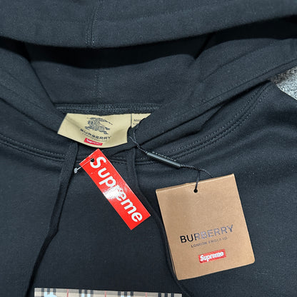 Supreme x Burberry Box Logo Hooded Sweatshirt