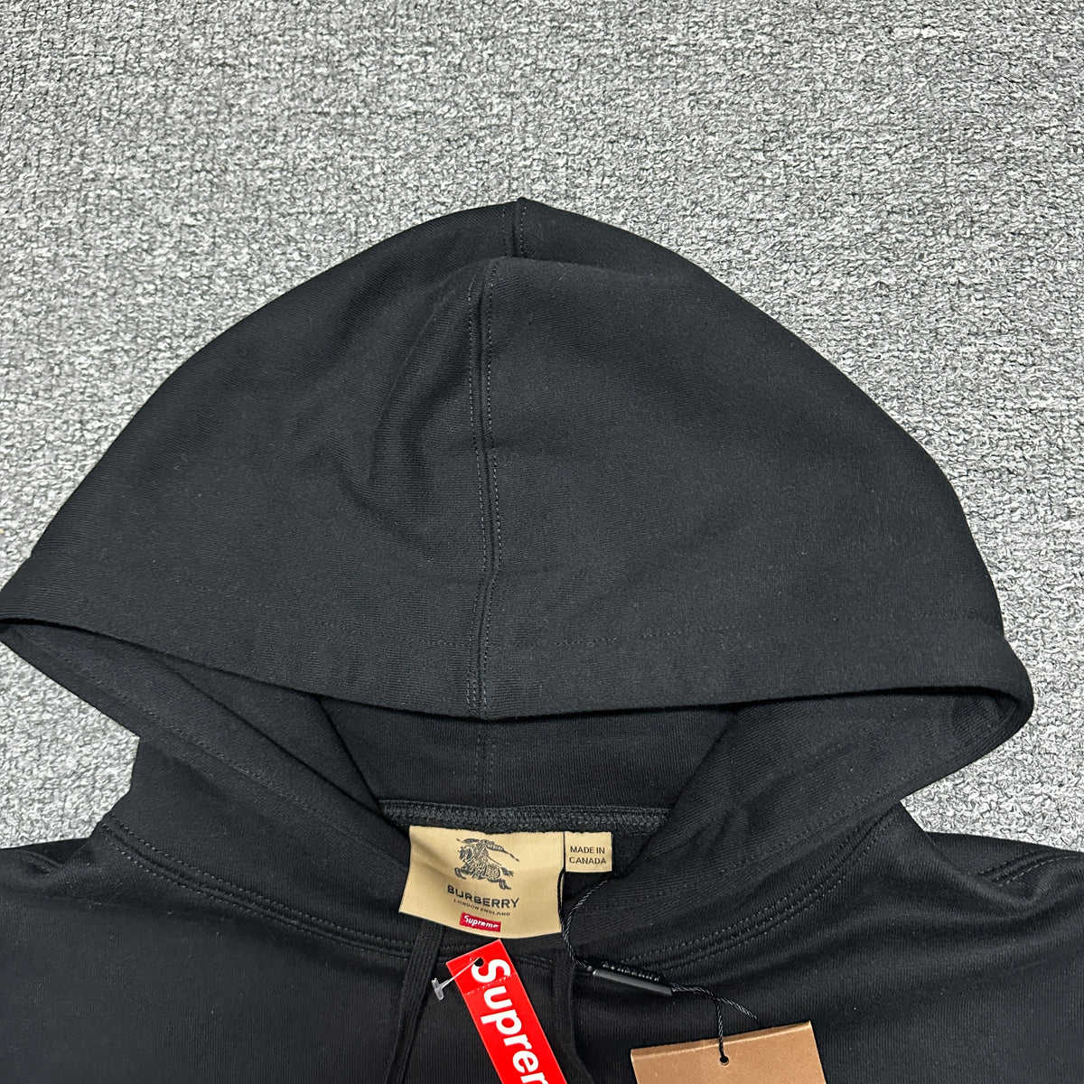 Supreme x Burberry Box Logo Hooded Sweatshirt