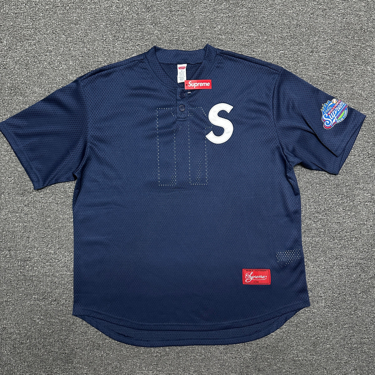 Supreme S Logo Baseball Henley